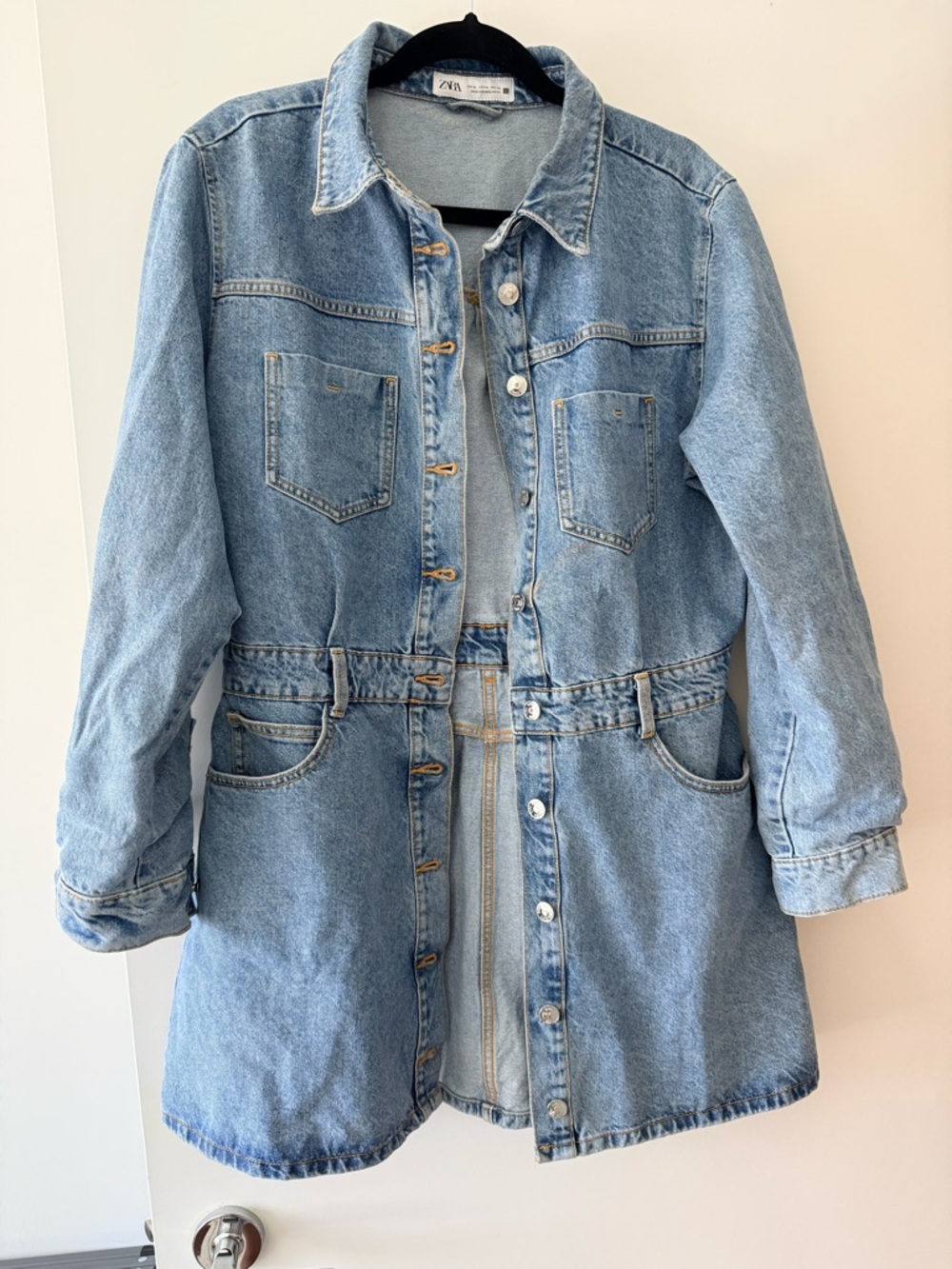 ZARA Light Blue Denim dress
